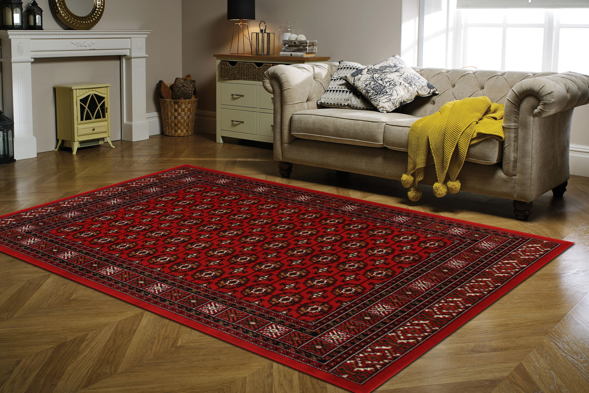 Gil Traditional Afghan Design Rug