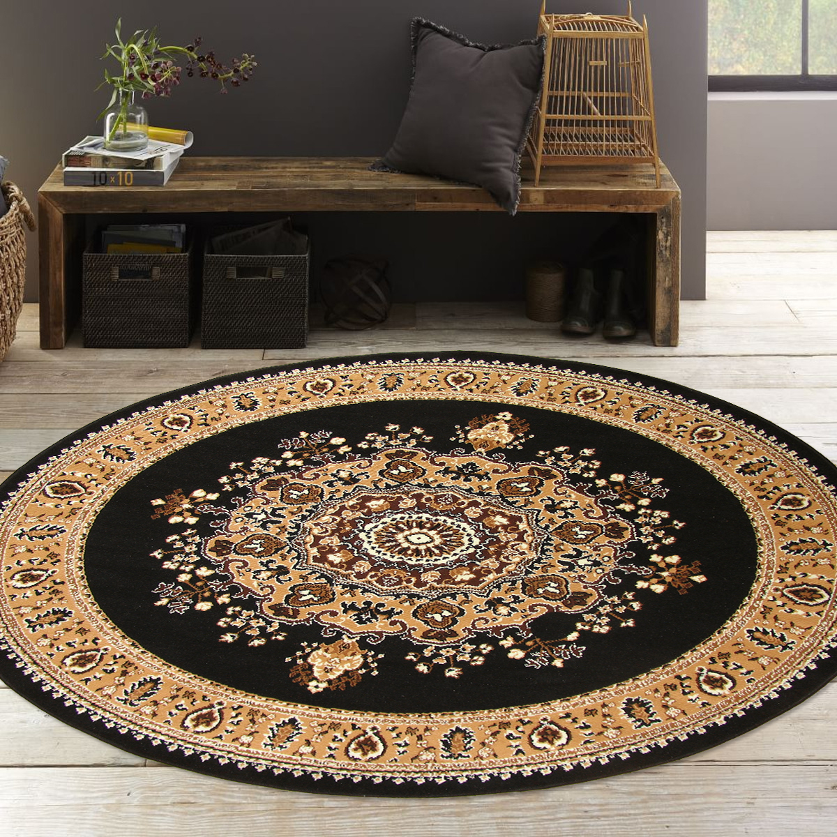 Gil Traditional Medallion Rug