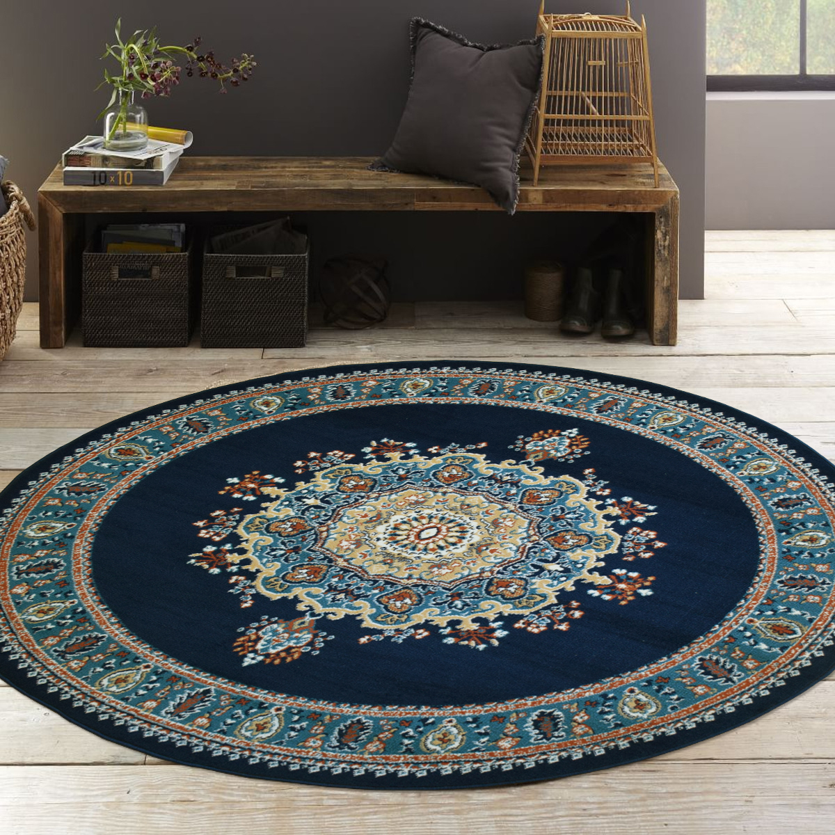 Gil Traditional Medallion Rug