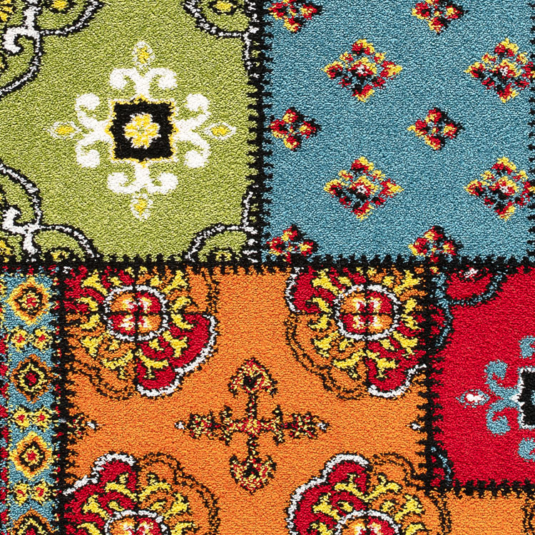 Large View Grant Modern Patchwork Rug