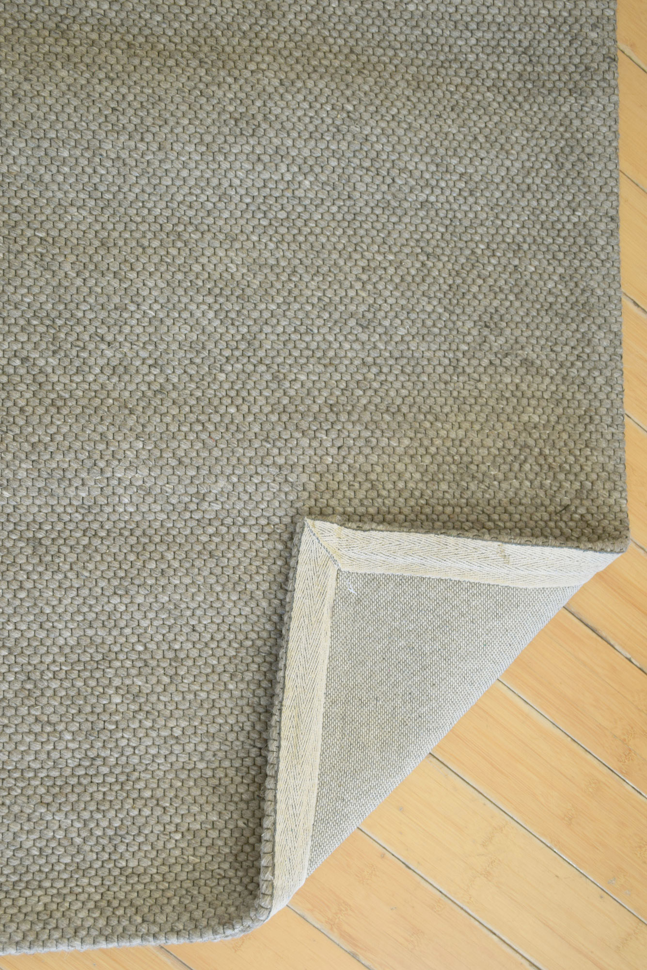 Large View Harper Plain Flatweave Wool Rug