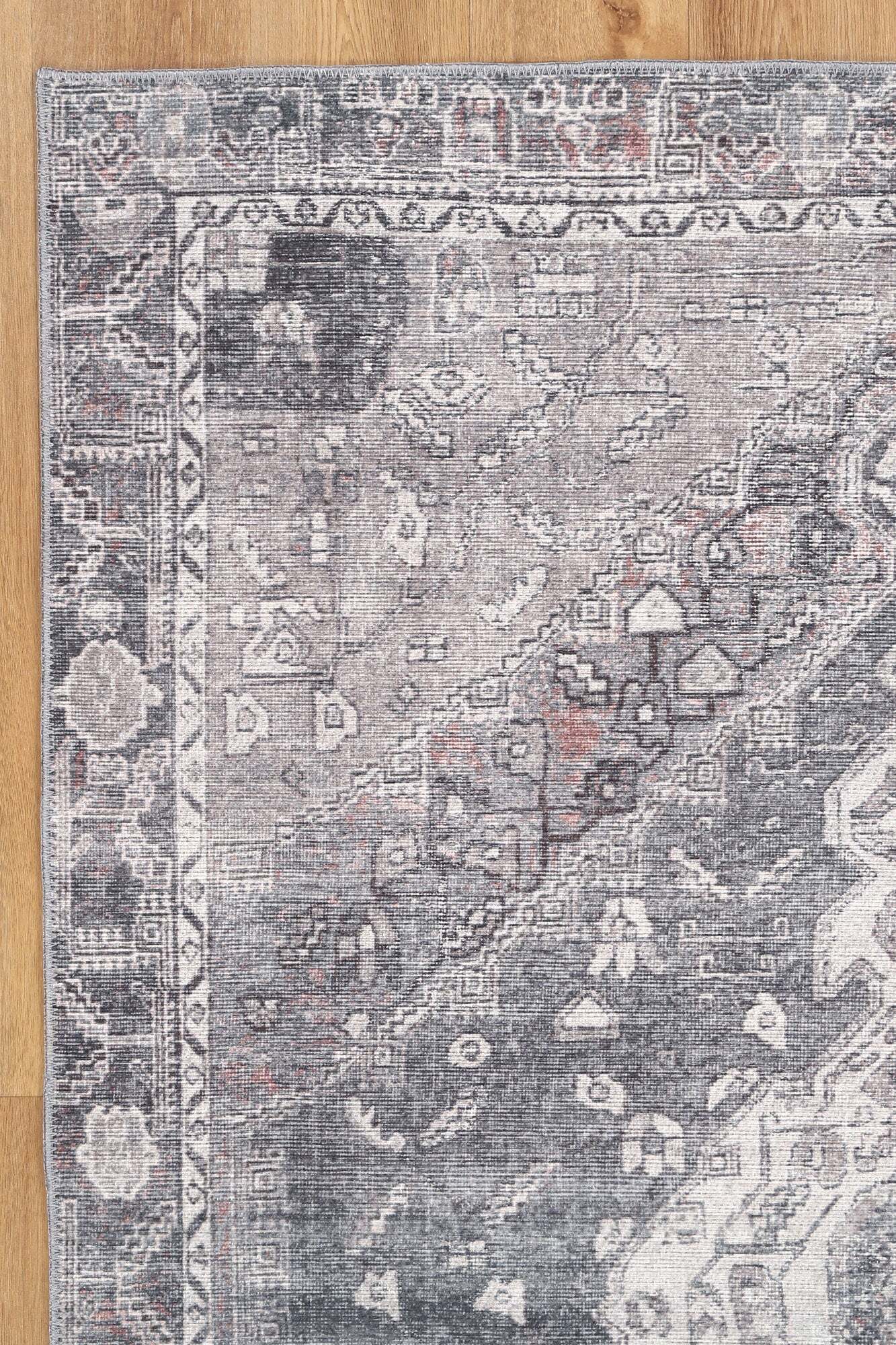Large View Huxly Machine Washable Rug