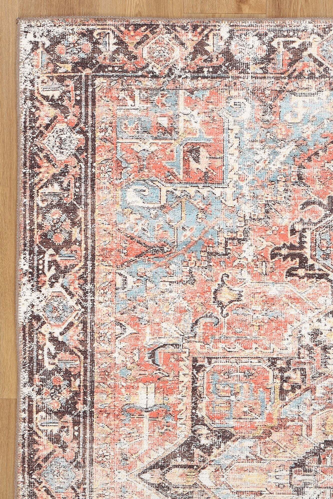 Large View Huxly Machine Washable Rug