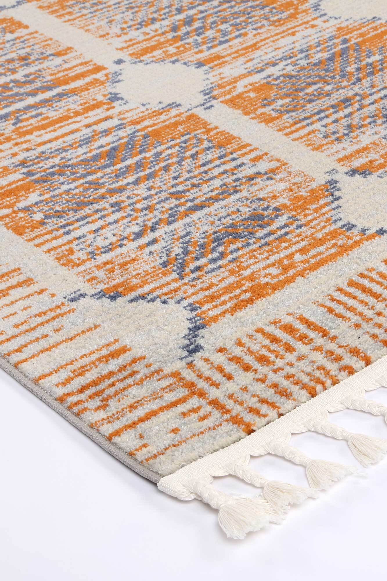 Large View Inti Moroccan Orange Tribal Rug