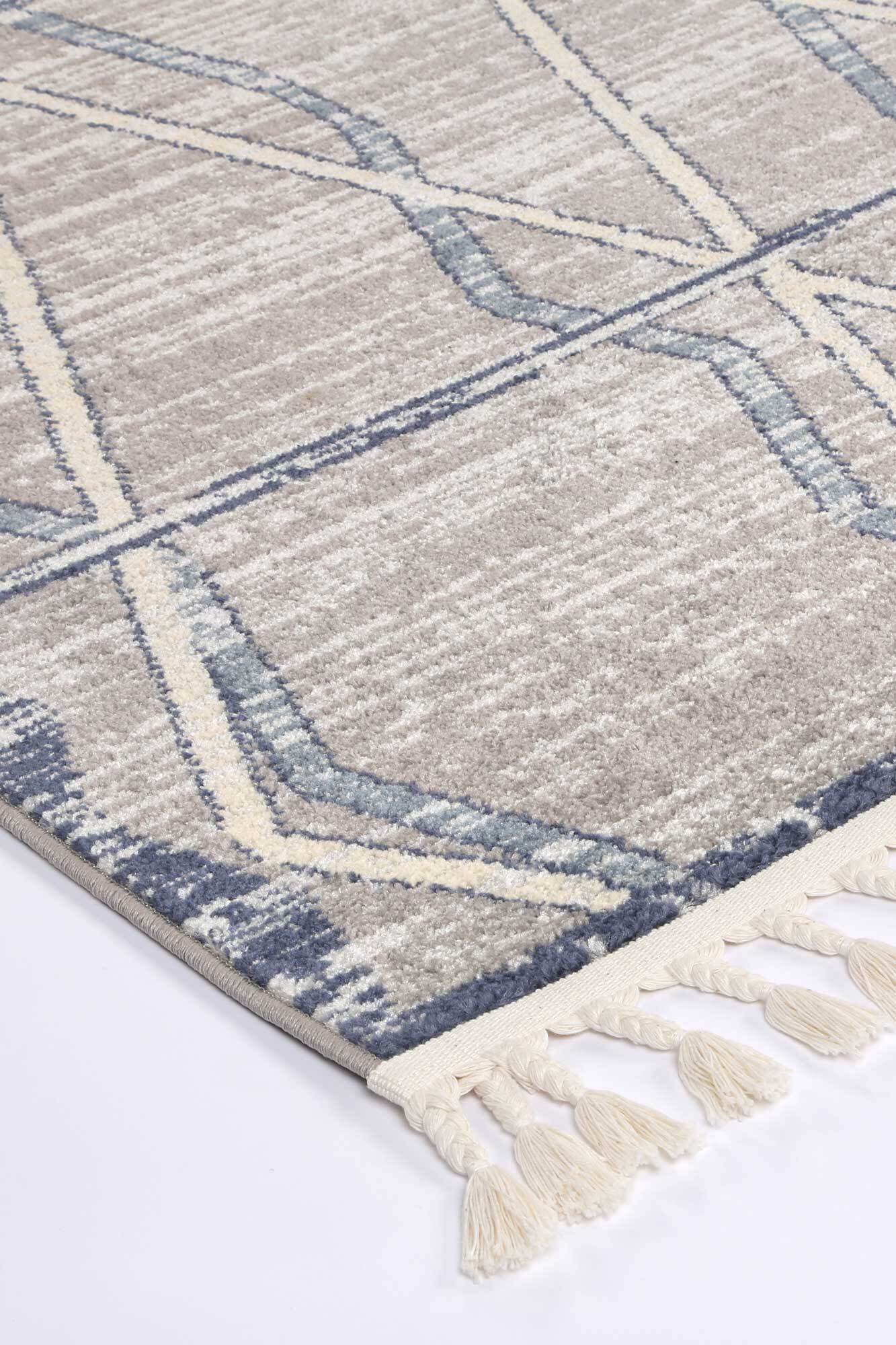 Large View Inti Moroccan Tribal Fringed Rug
