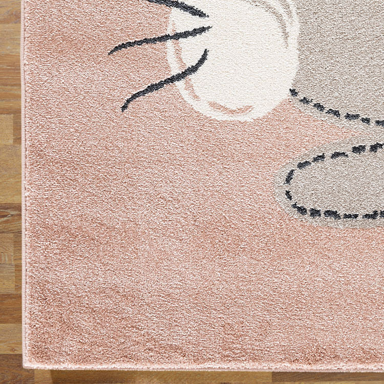 Kade Pink Kitty Cat Kids Rug