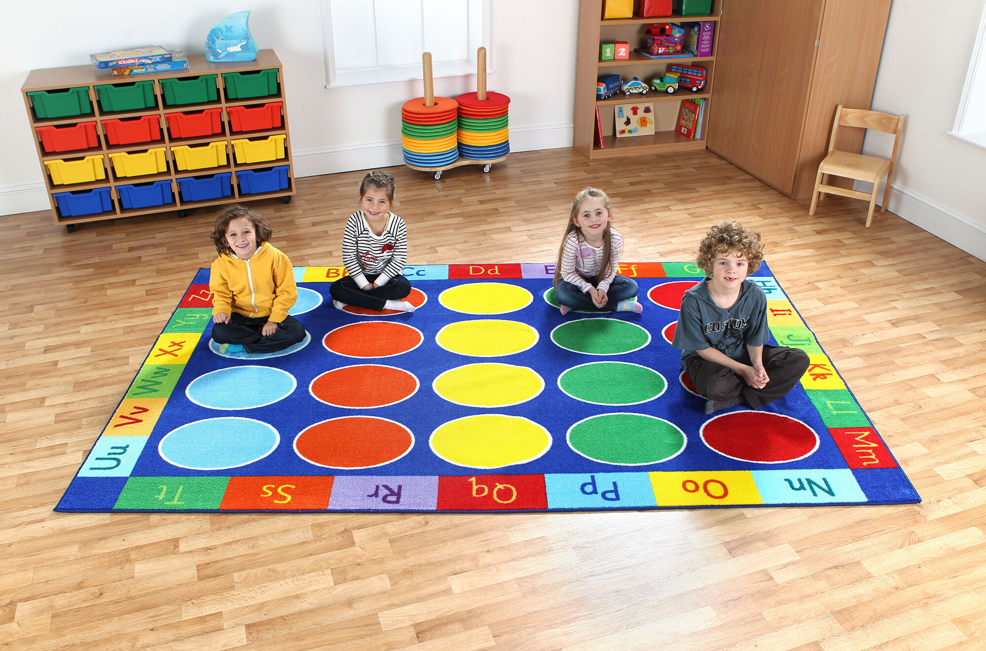 Kids Alphabet Placement Rug