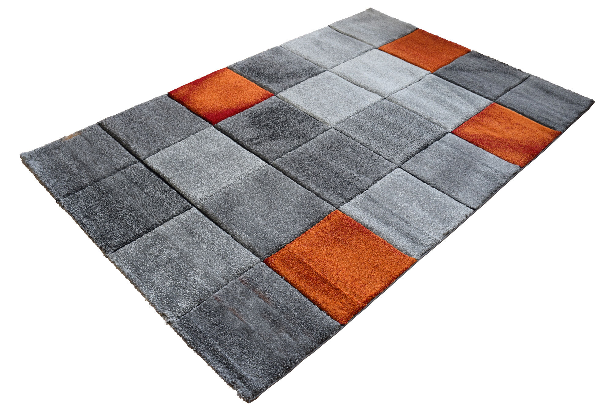Large View Lucia Modern Square Pattern Rug