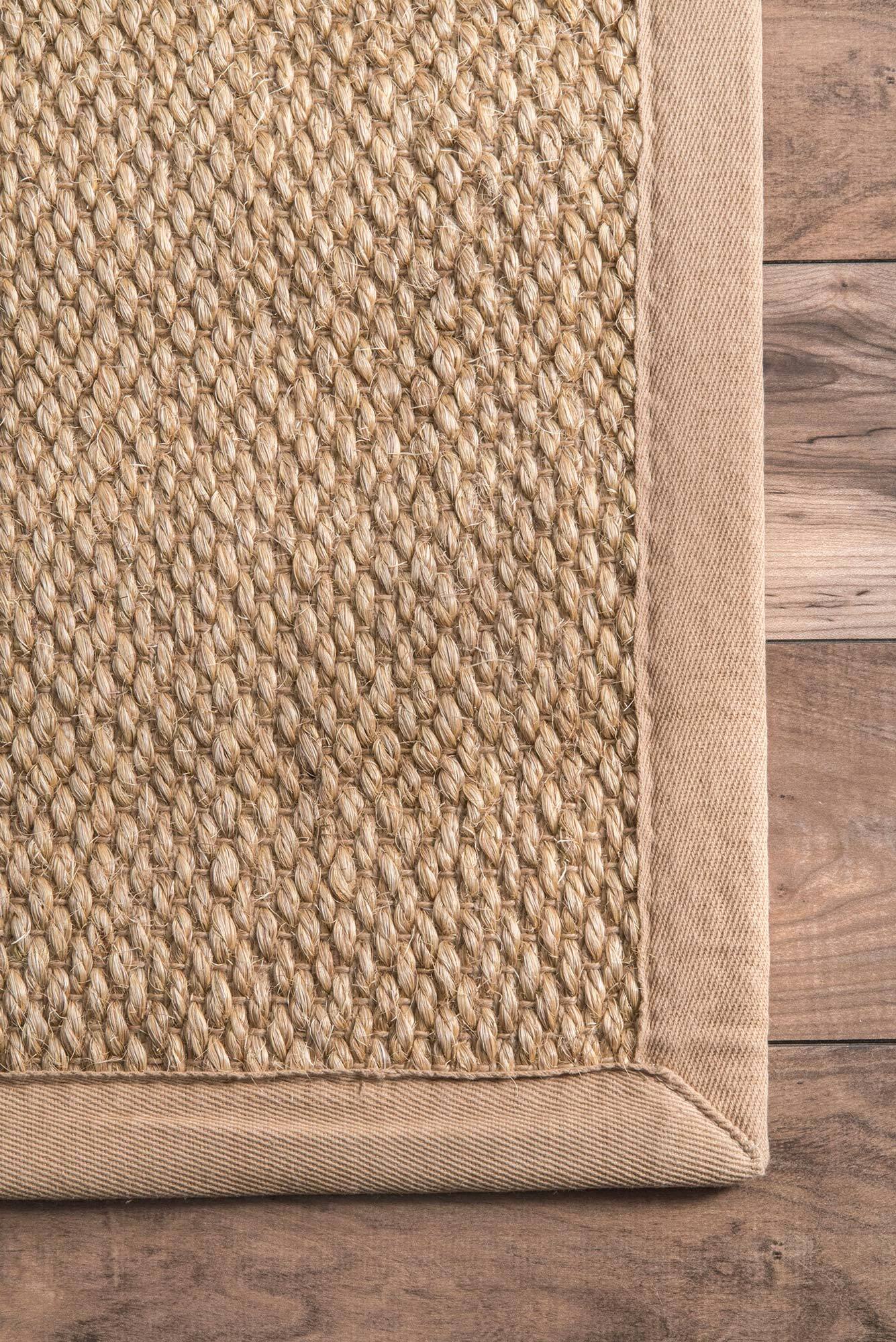 Large View Lidia Sisal Flatweave Border Rug