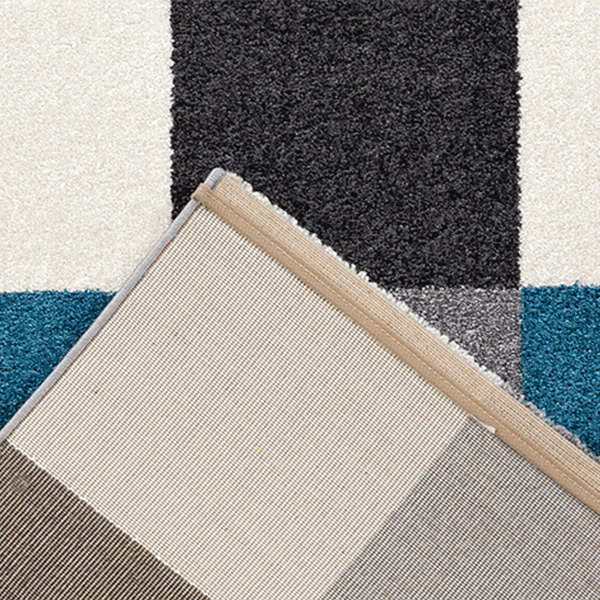 Large View Lilly Sqaure Pattern Rug(Size 230 x 160cm)