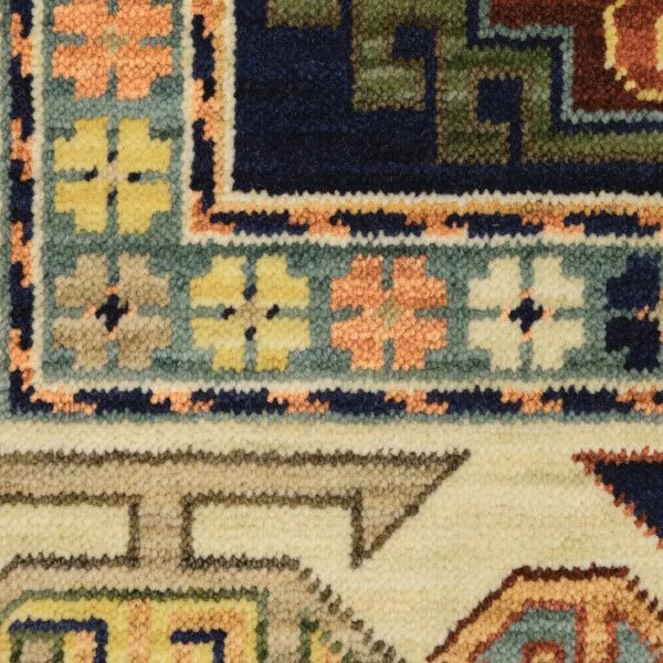 Large View Leah Classic Medallion Wool Rug