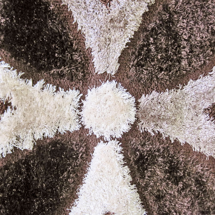 Large View Logan Modern Brown Shaggy Rug