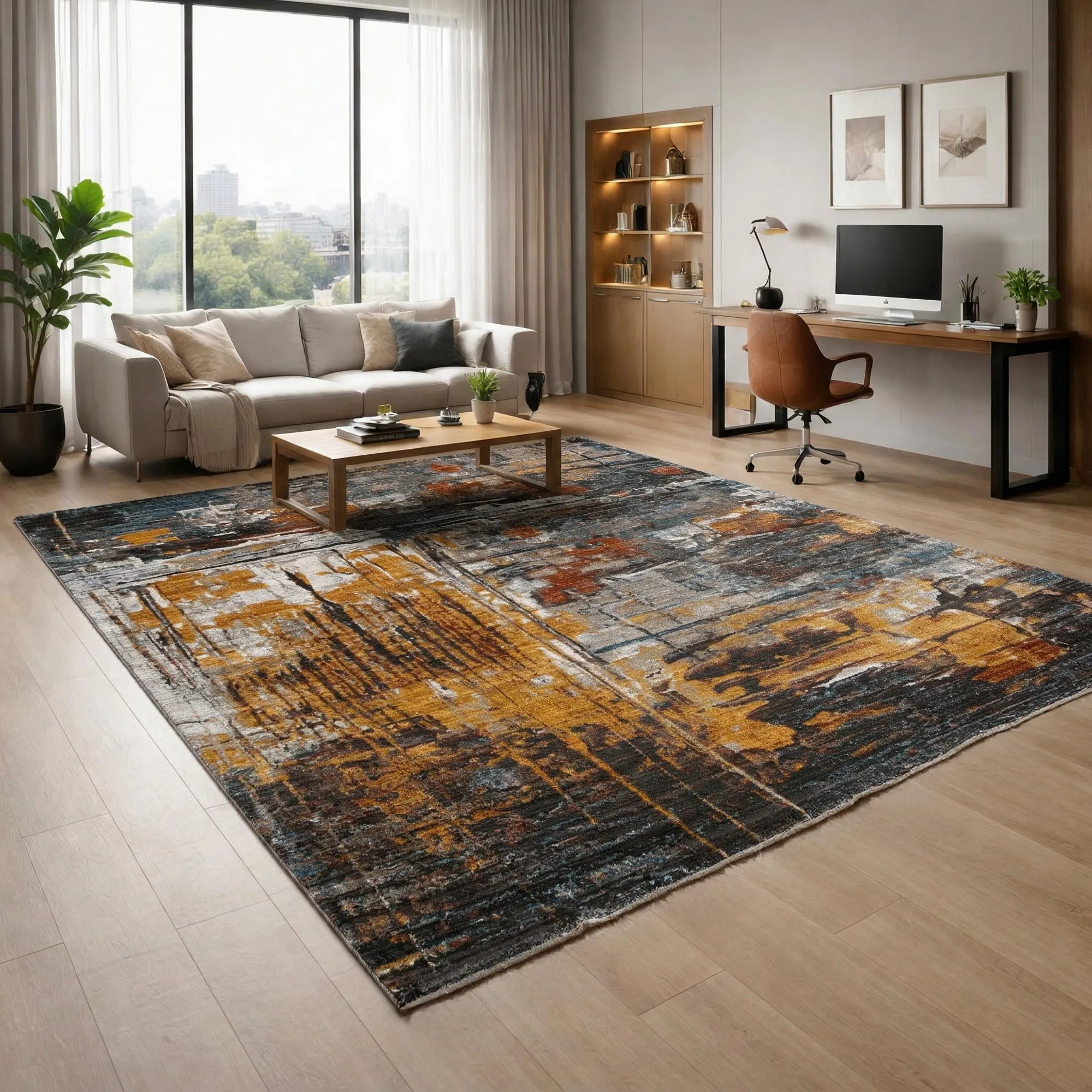 Lukas Modern Abstract Rug