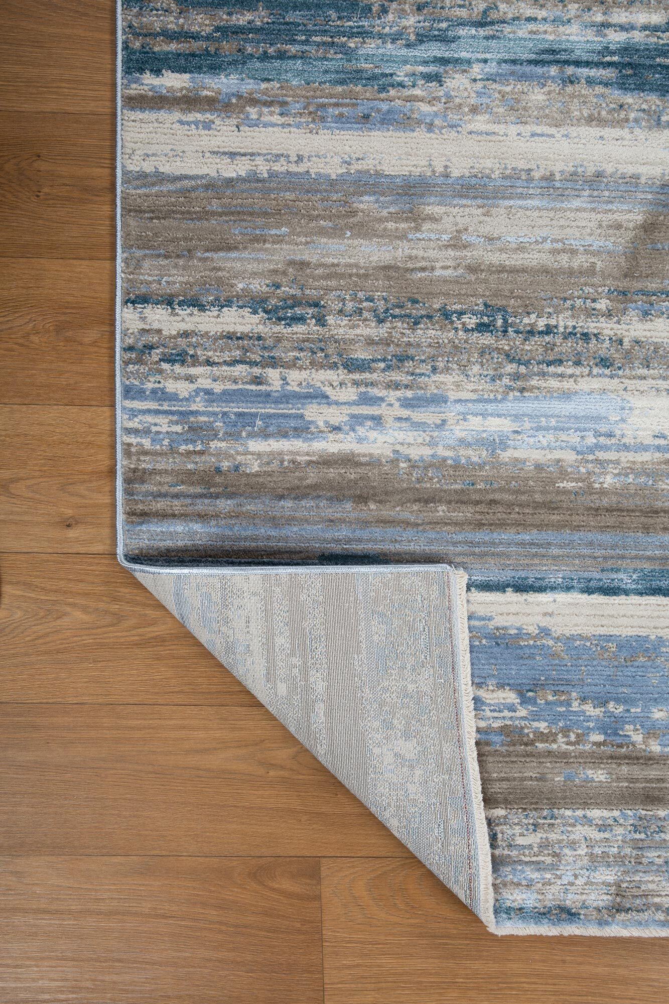 Large View Lukas Contemporary Striped Rug