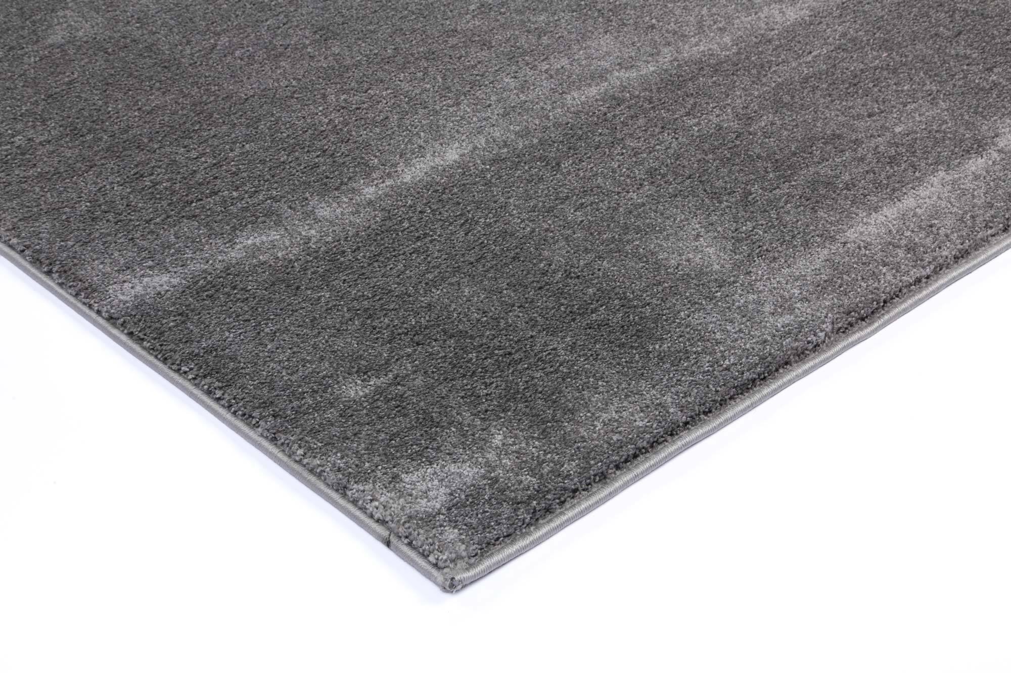 Large View Macey Thick Plain Grey Rug