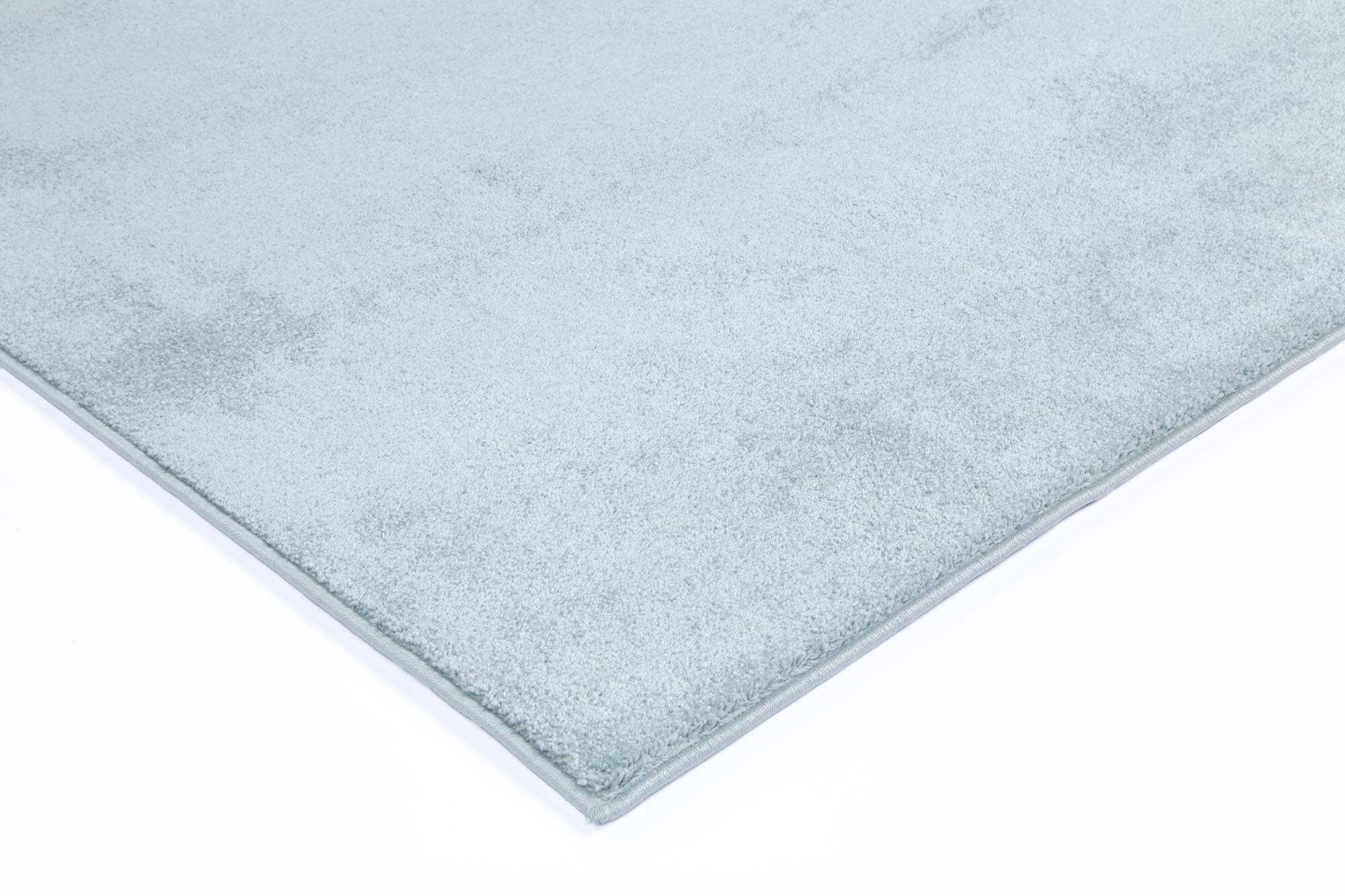 Large View Macey Plain Teal Plush Rug