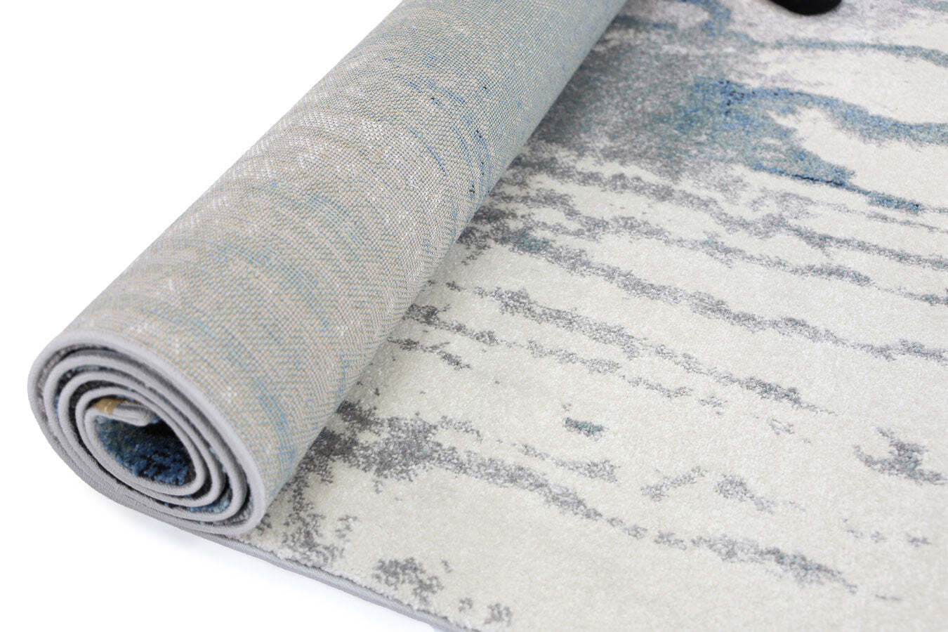 Large View Marco Modern Blue Monet Rug