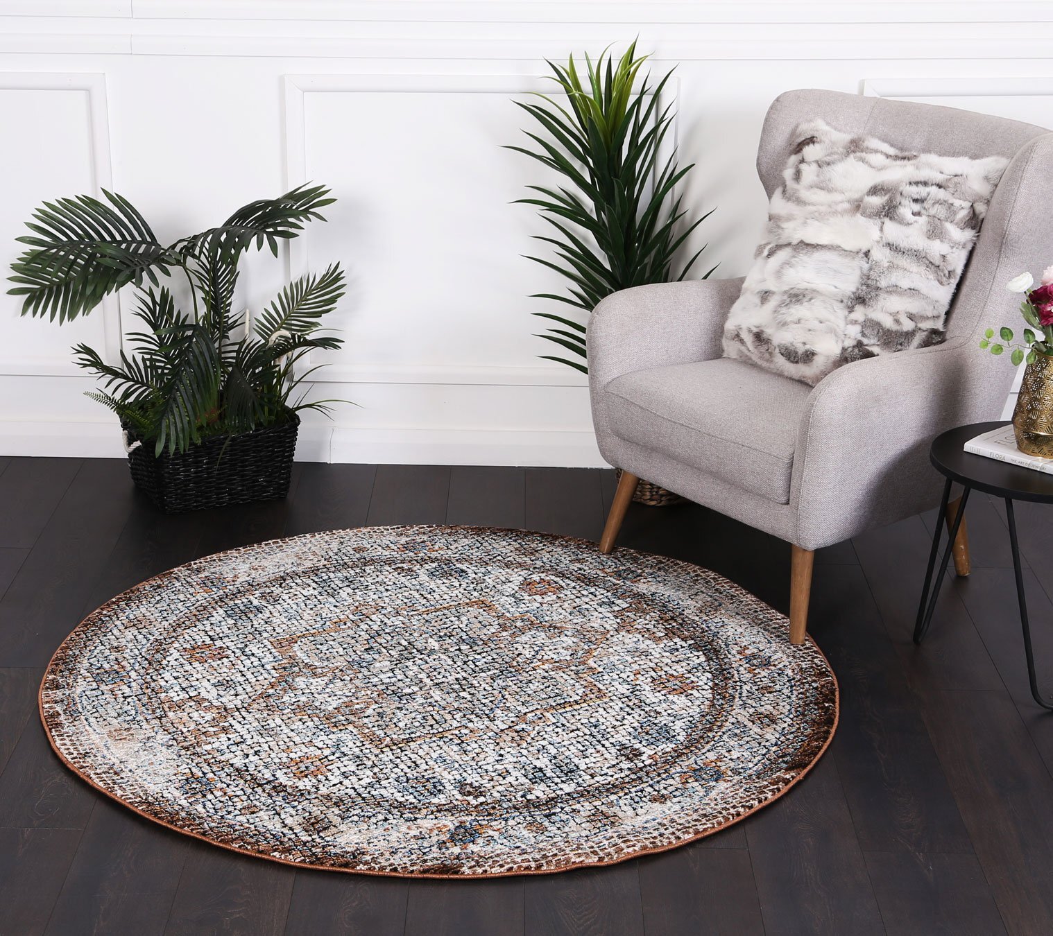 Marcello Mosaic Medallion Rug