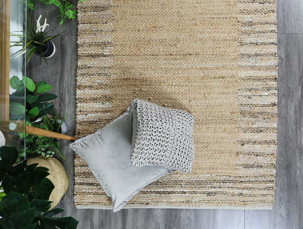 Massimo Beige Hand Woven Rug