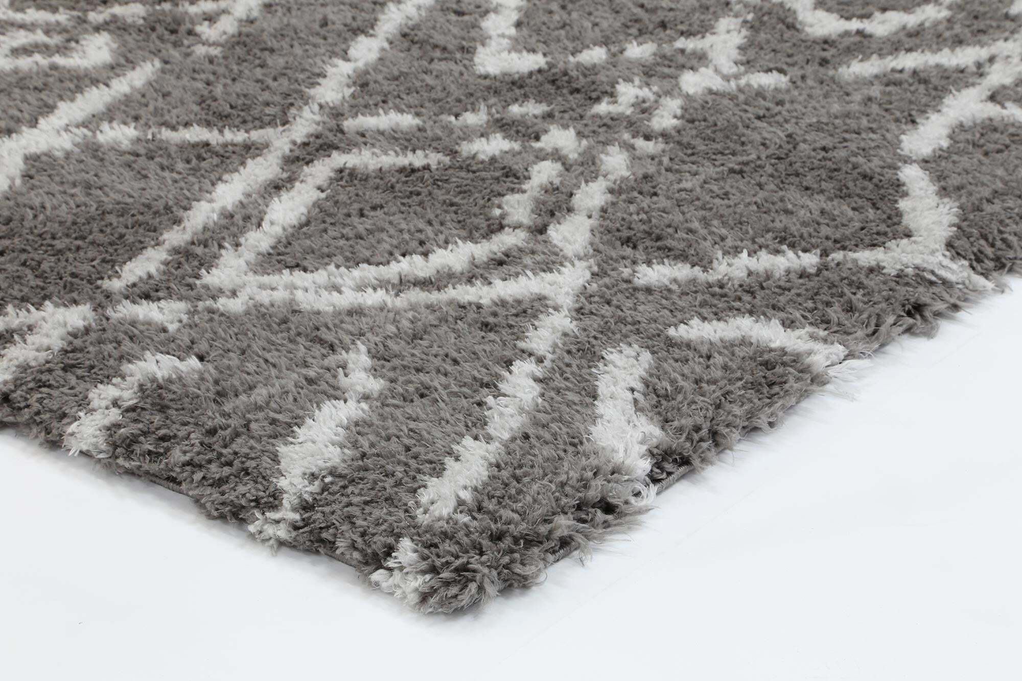 Maya Grey Moroccan Tribal Rug