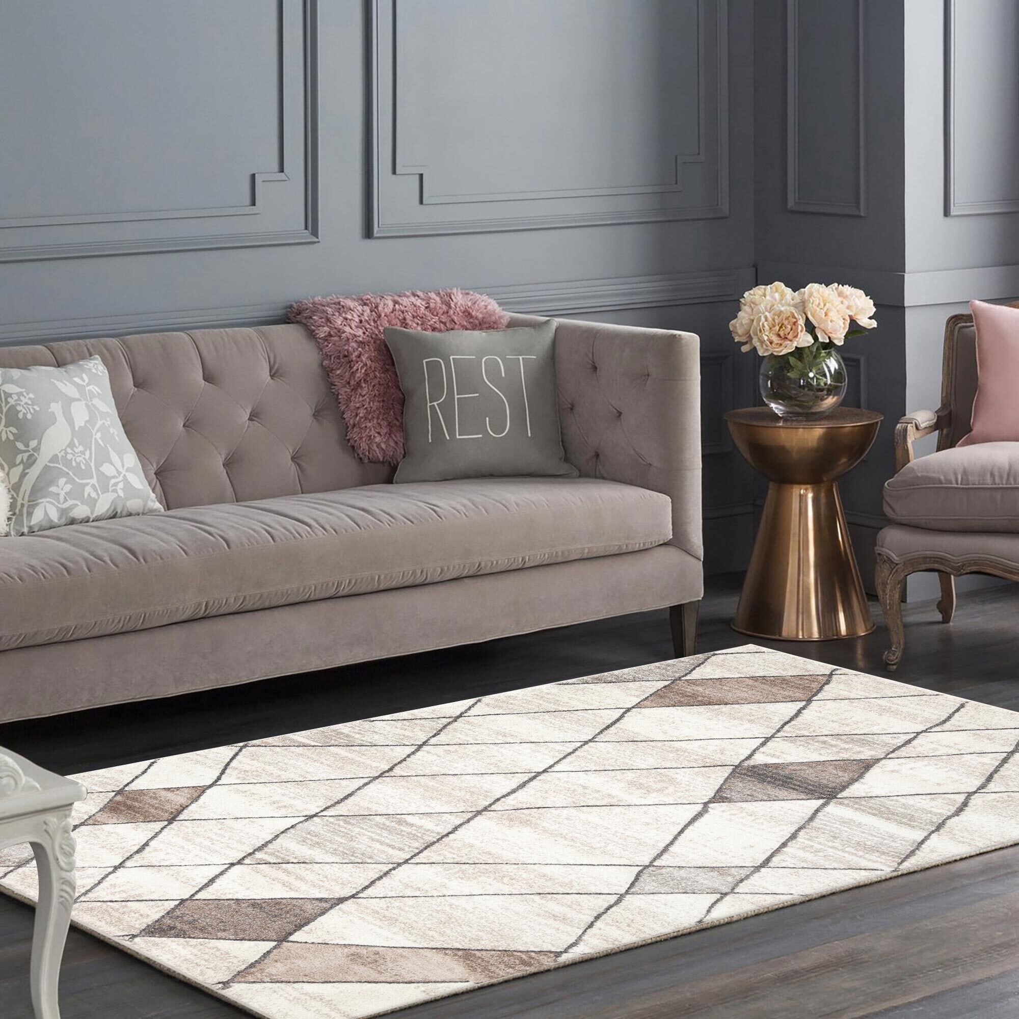 Large View Mylo Geometric Rug