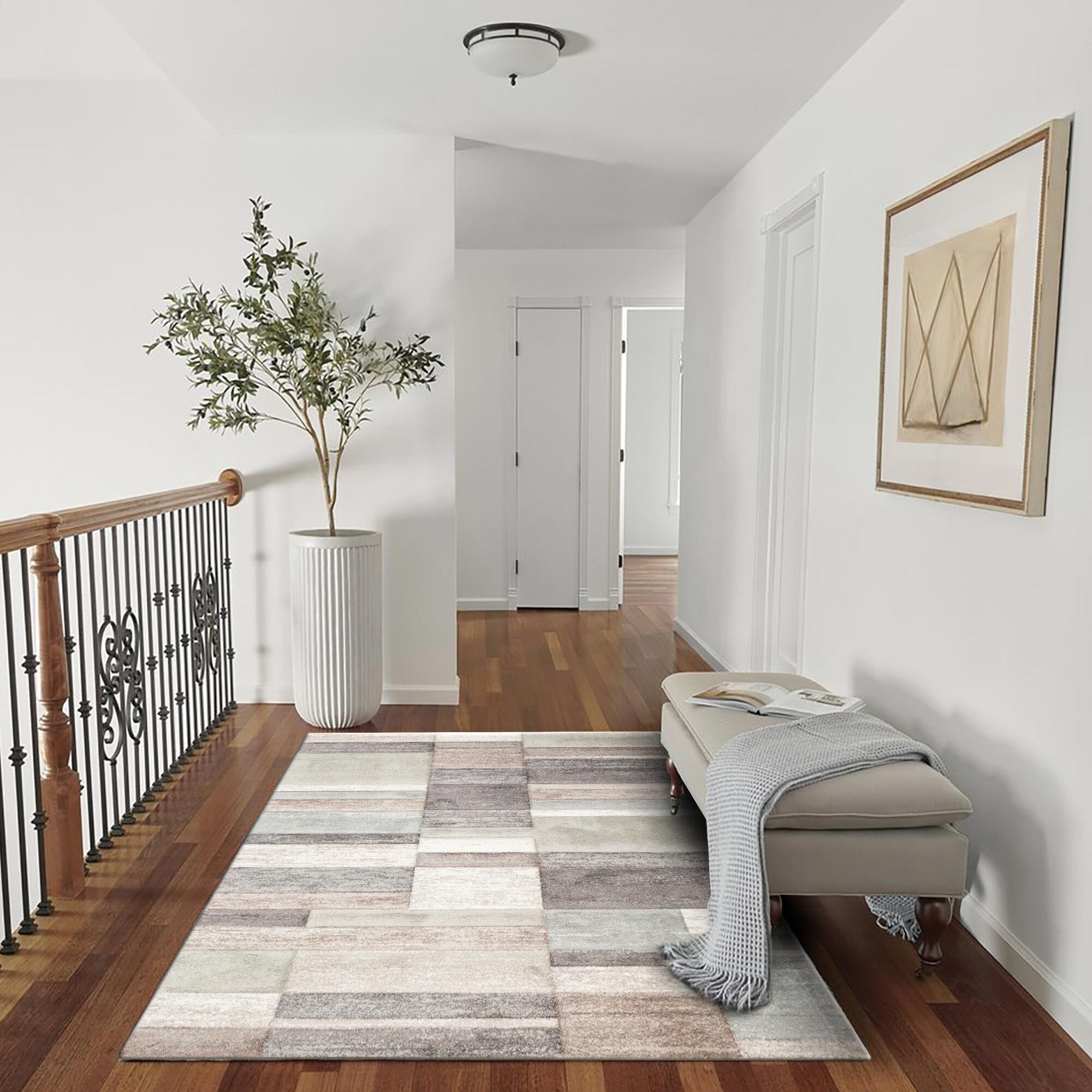 Large View Mylo Modern Geometric Rug