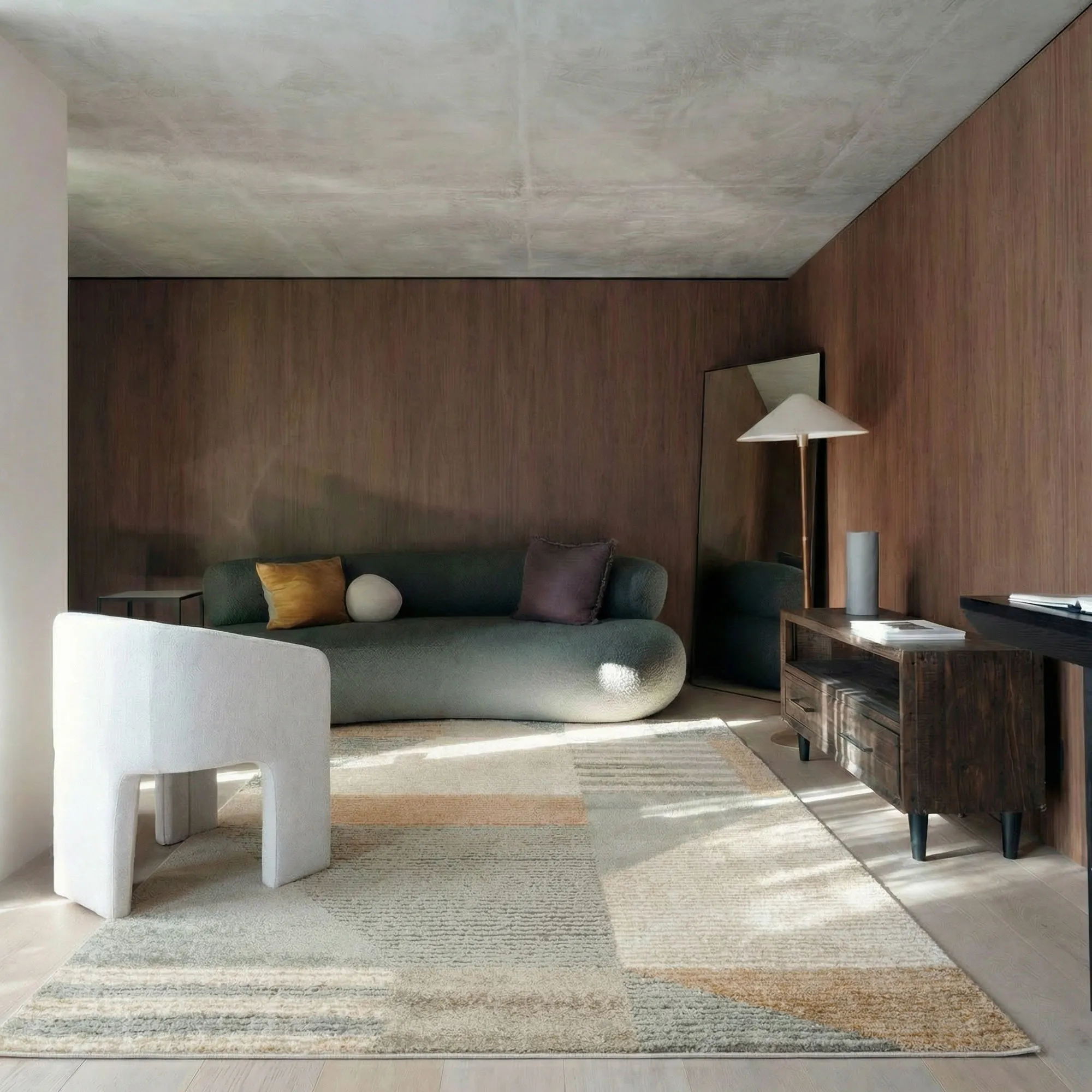 Mineral Modern Geometric Rug