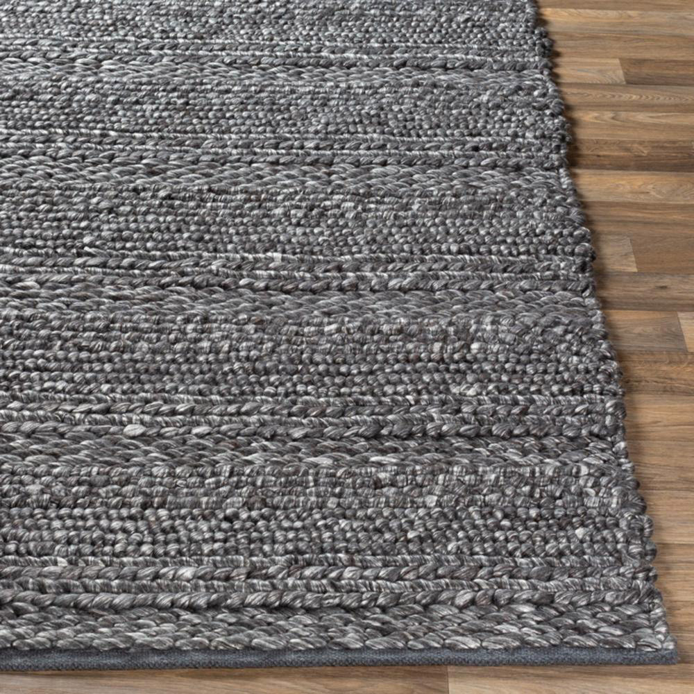 Mel Grey Braided Wool Rug