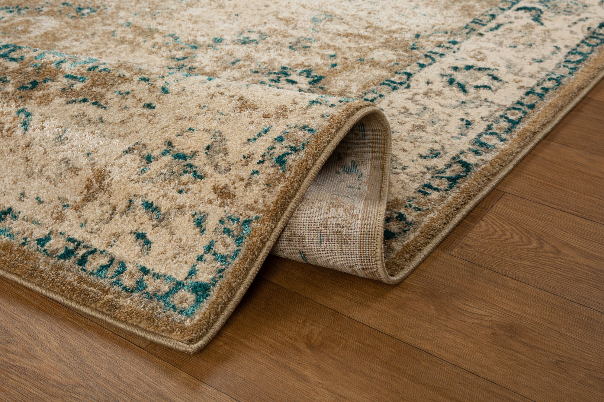 Large View Odin Transitional Border Rug