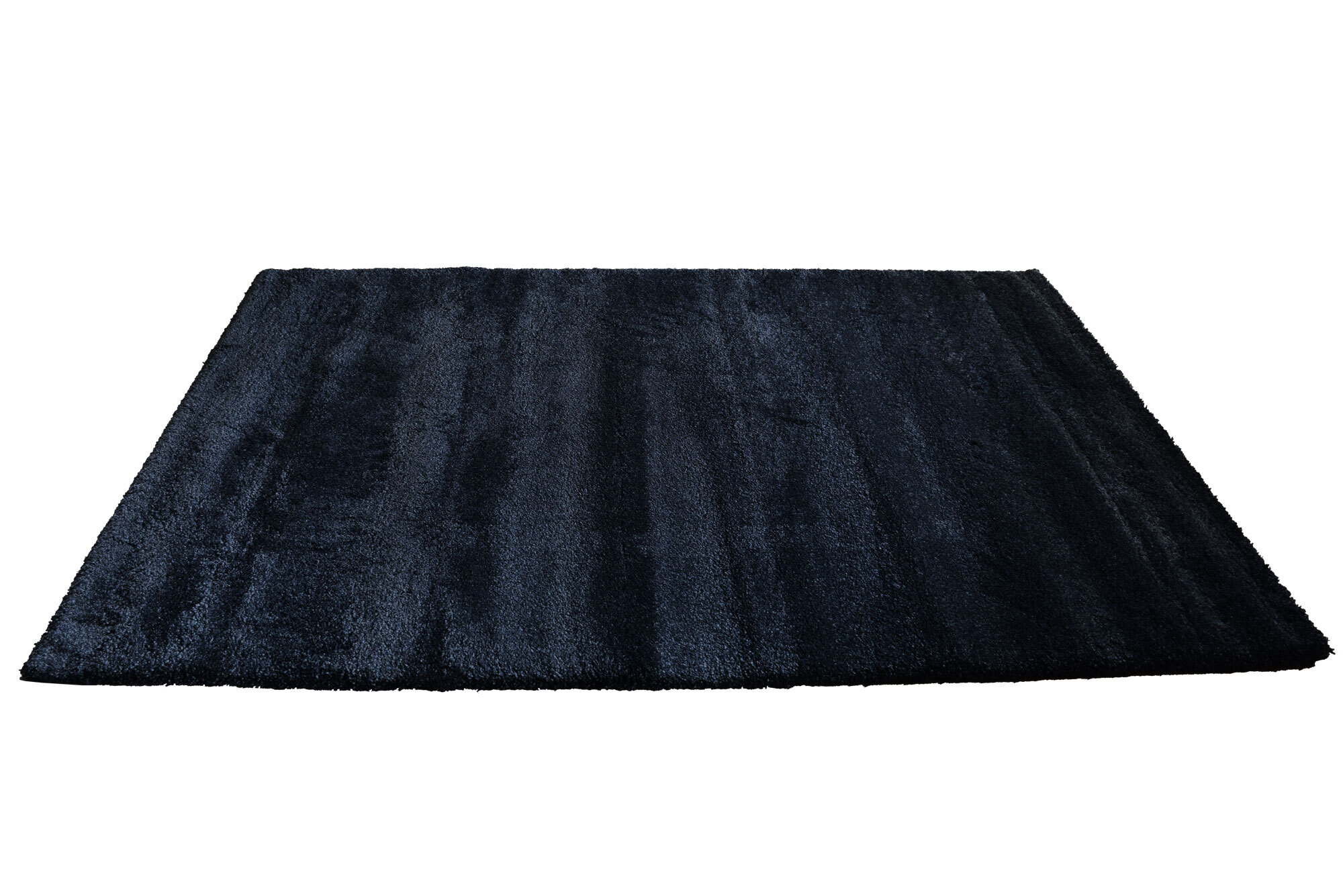 Posh Modern Plain Black Rug