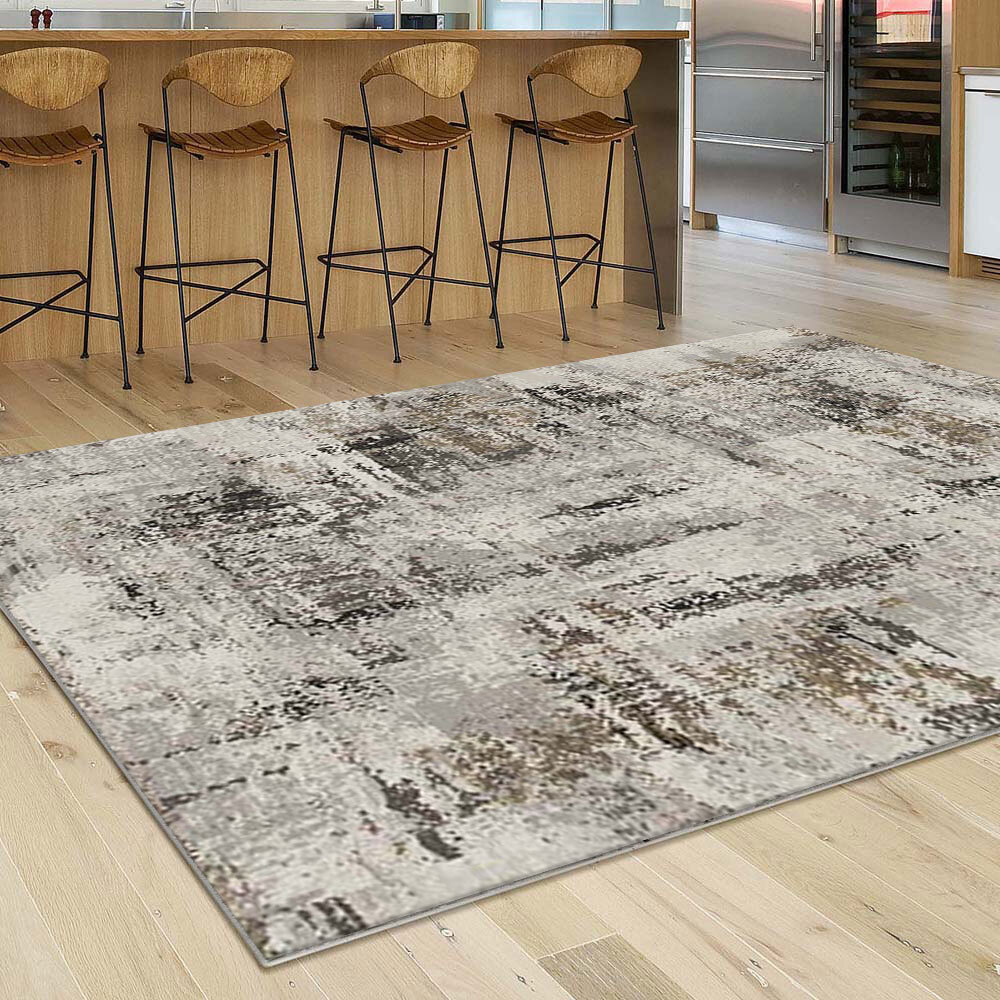 Large View Pearl Contemporary Sculpted Rug