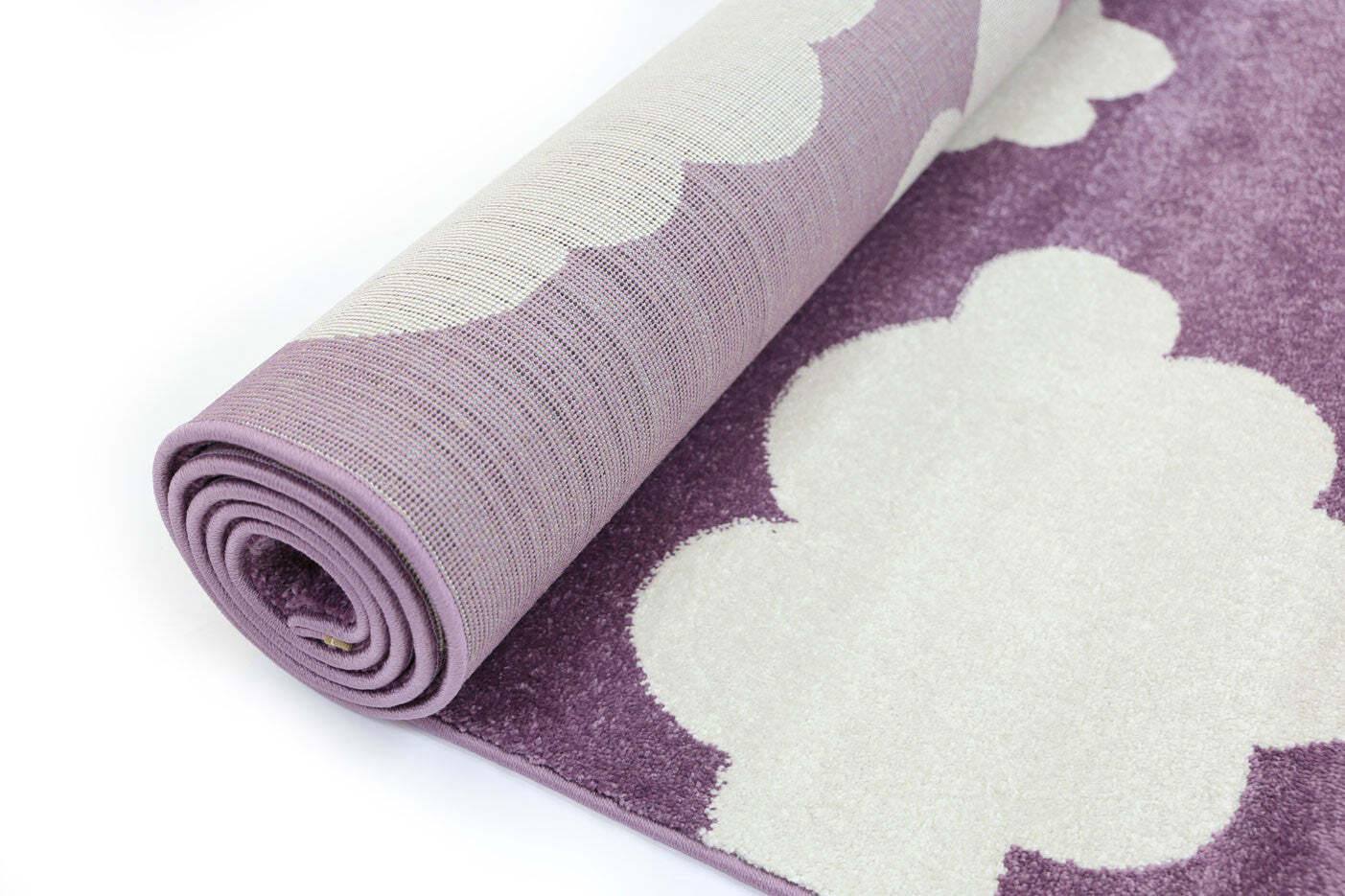Petite Kids Purple Cloud Rug