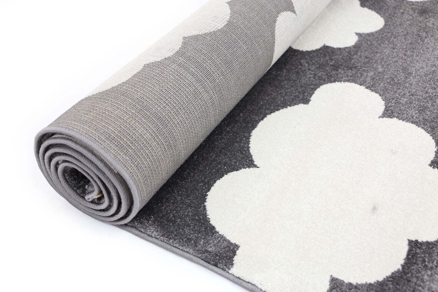 Large View Petite Modern Kids Cloud Rug