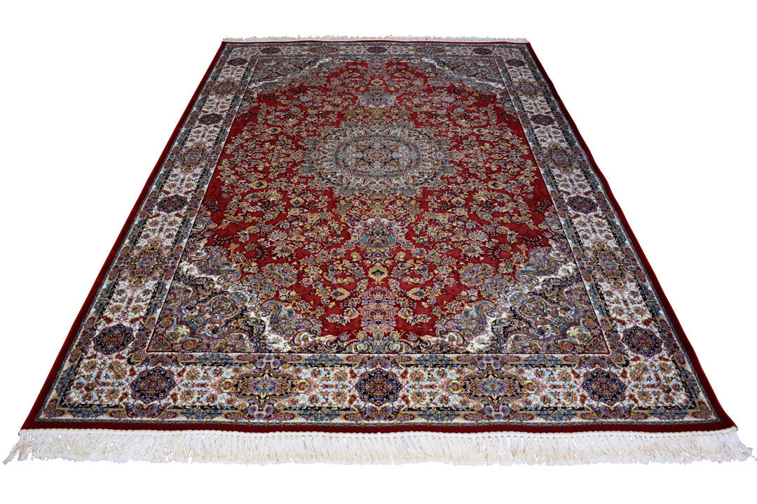 Large View Parsa Red Medallion Oriental Rug