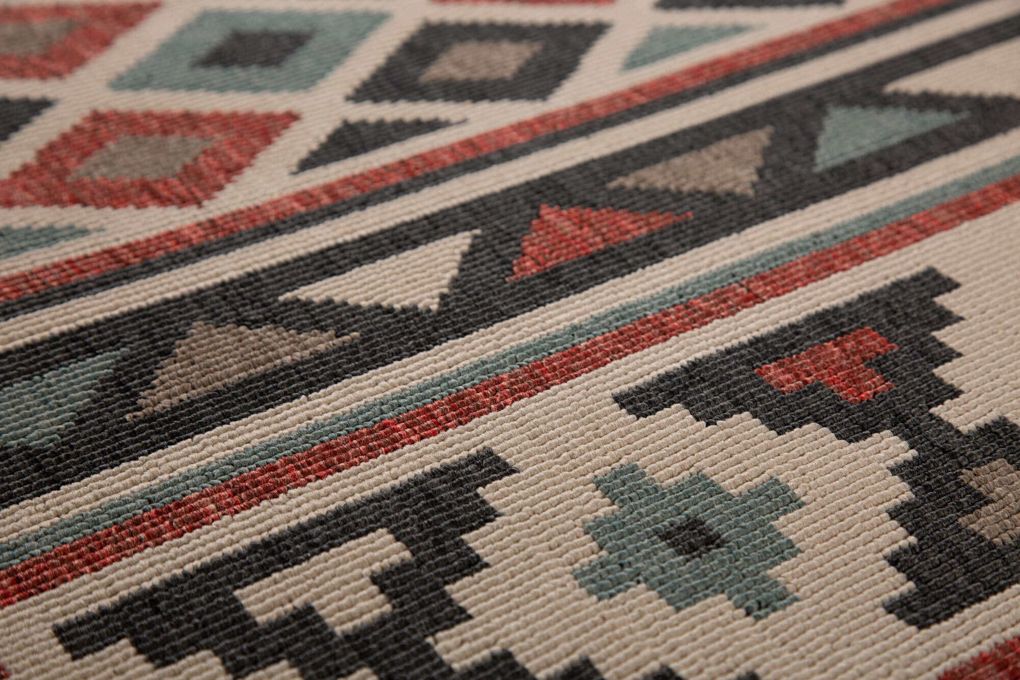 Pablo Geometric Flatweave Rug