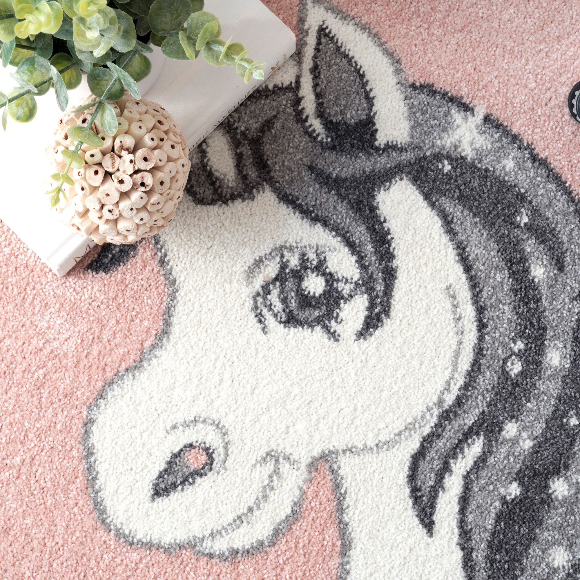 Poppy Flying Unicorn Kids Rug