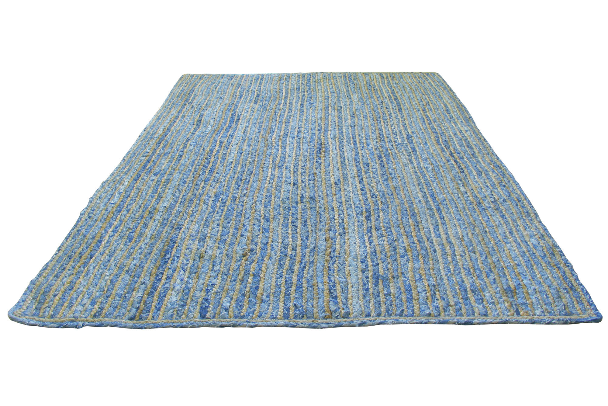 Ravine Denim & Jute Braid Rug