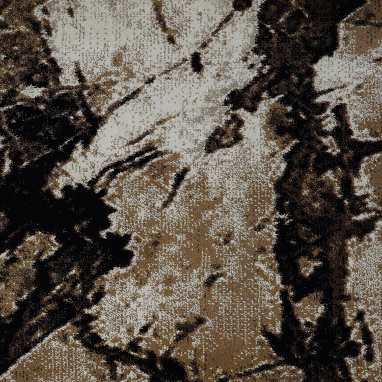 Large View Sade Brown Marble Pattern Rug