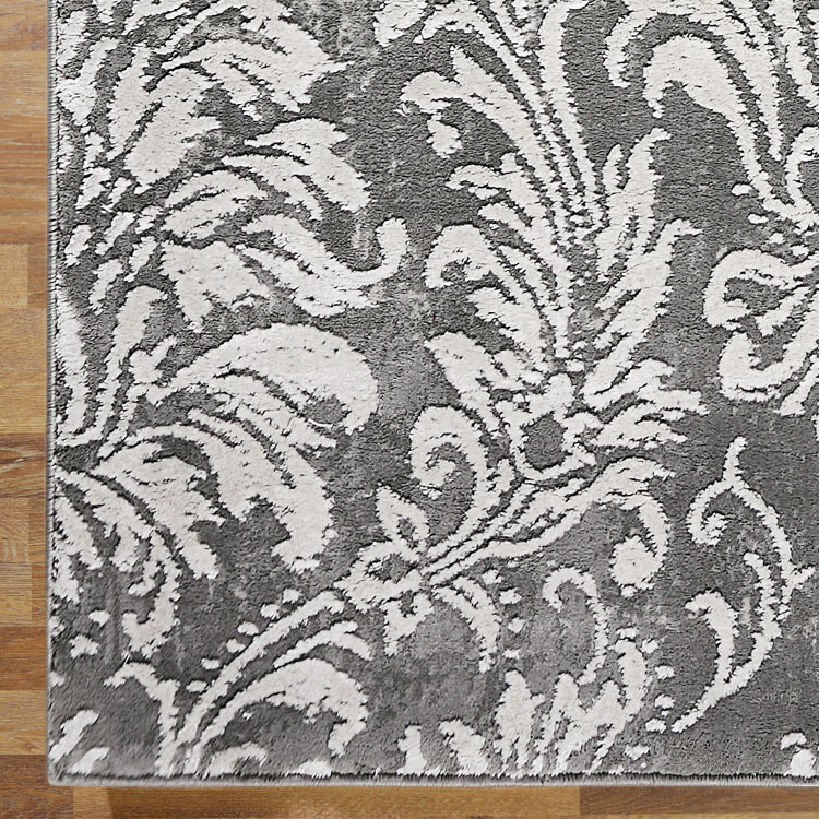 Large View Saul Contemporary Floral Rug