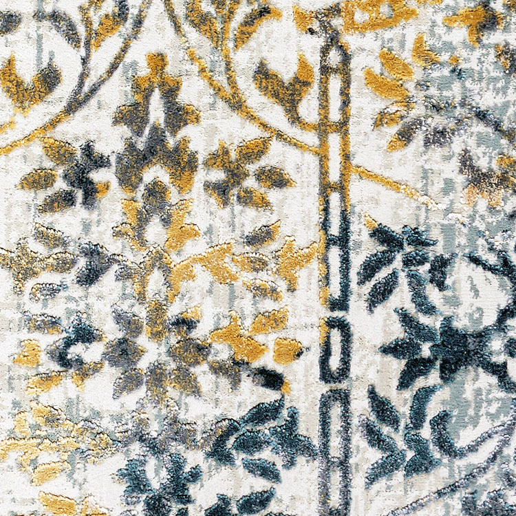 Saul Transitional Floral Trellis Rug