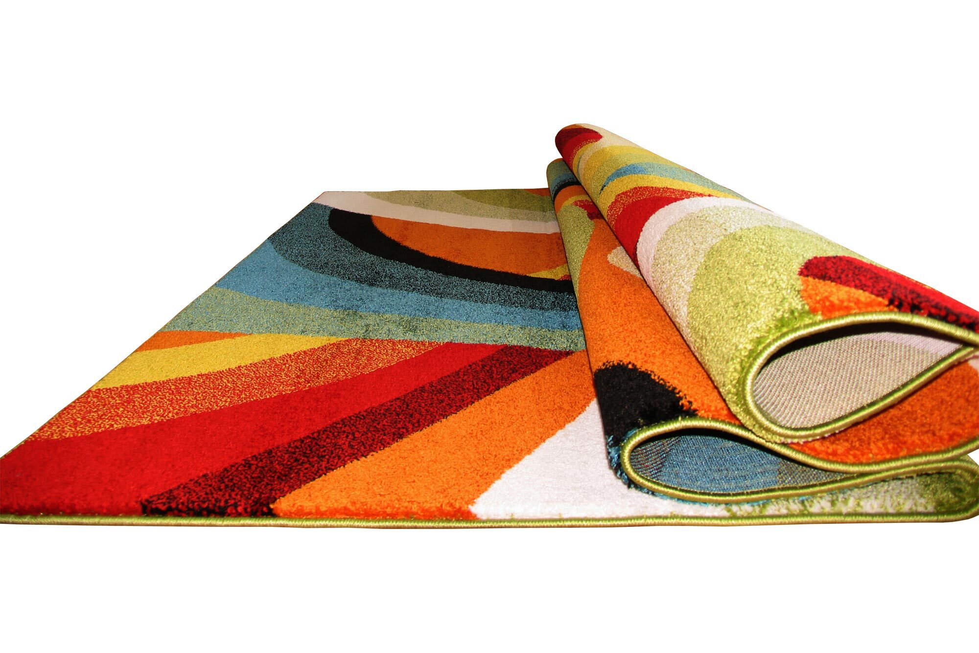 Large View Splendor Modern Wavy Rug