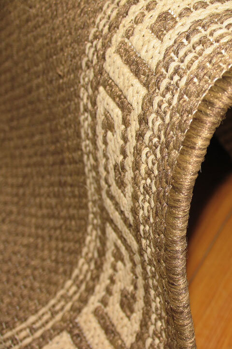 Large View Sama Greek Key Flatweave Rug