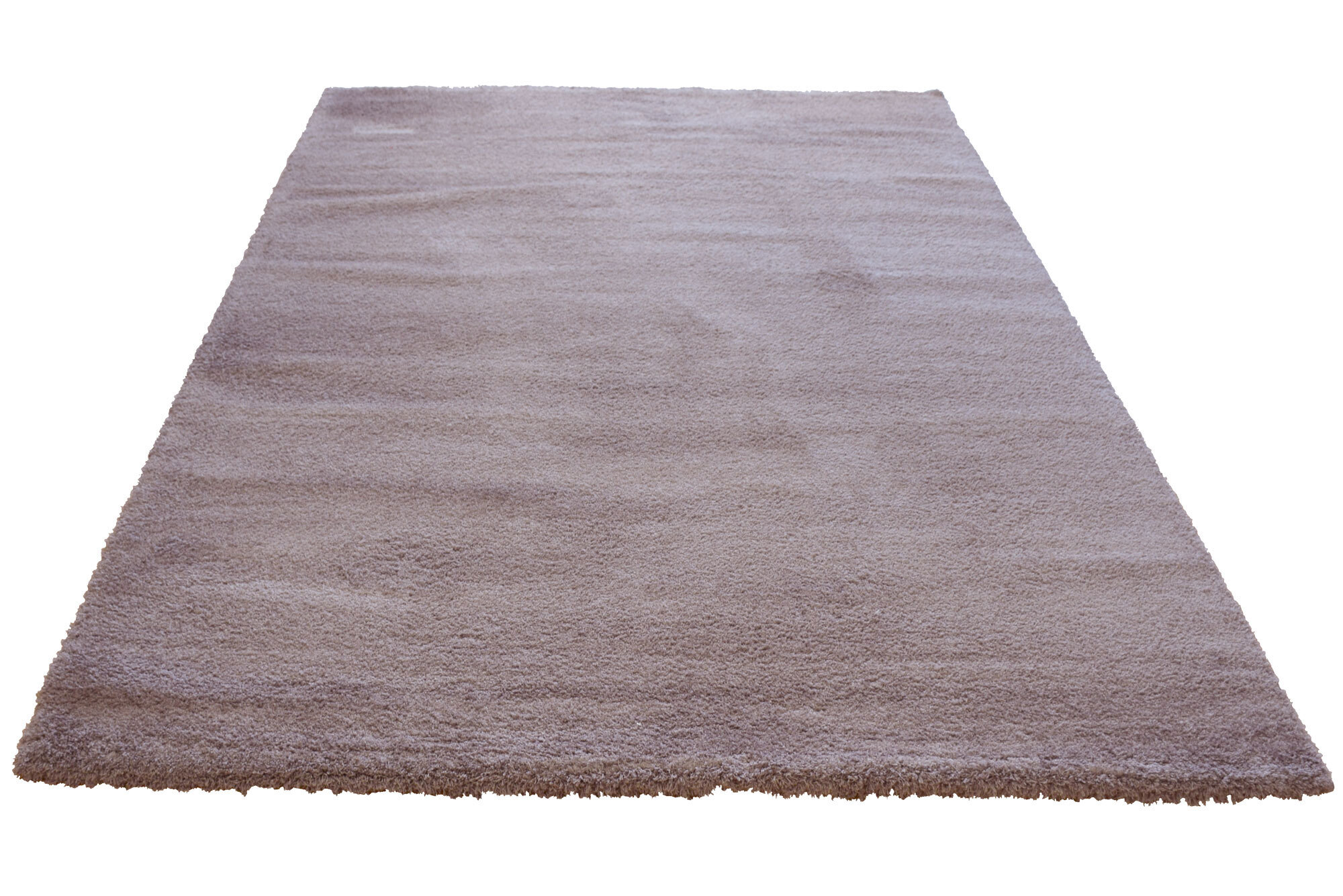 Large View Soft Plain Violet Thick Shaggy Rug