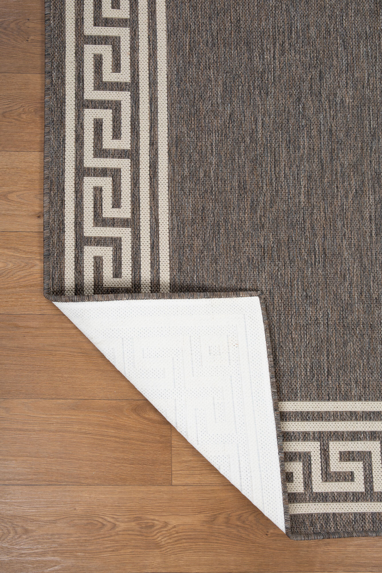 Large View Soleil Greek Key Flatweave Rug