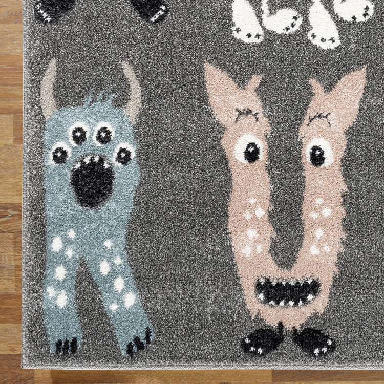 Large View Sunny Kids Fun Monster ABC Rug