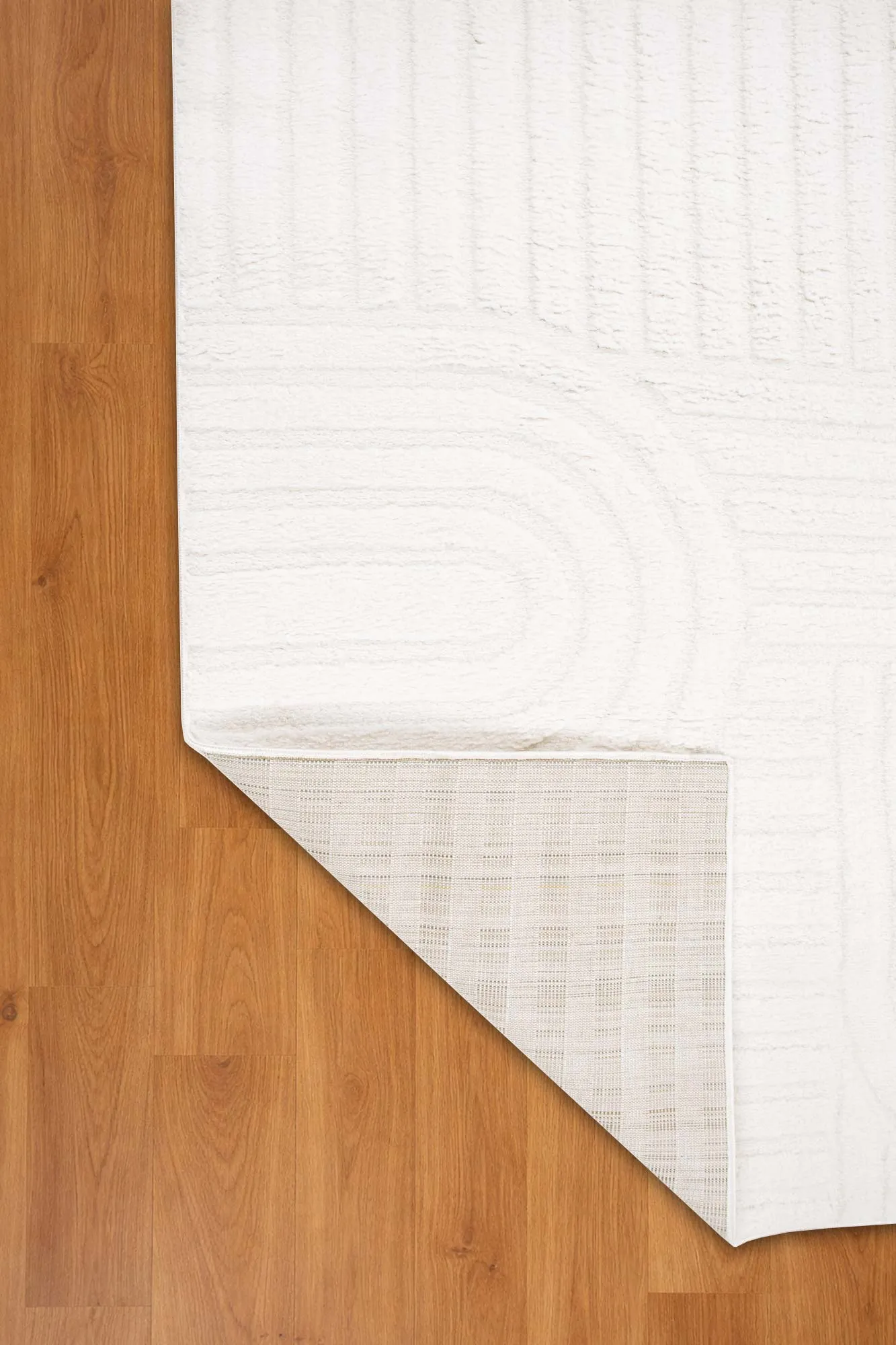 Viper White Modern Arch Rug