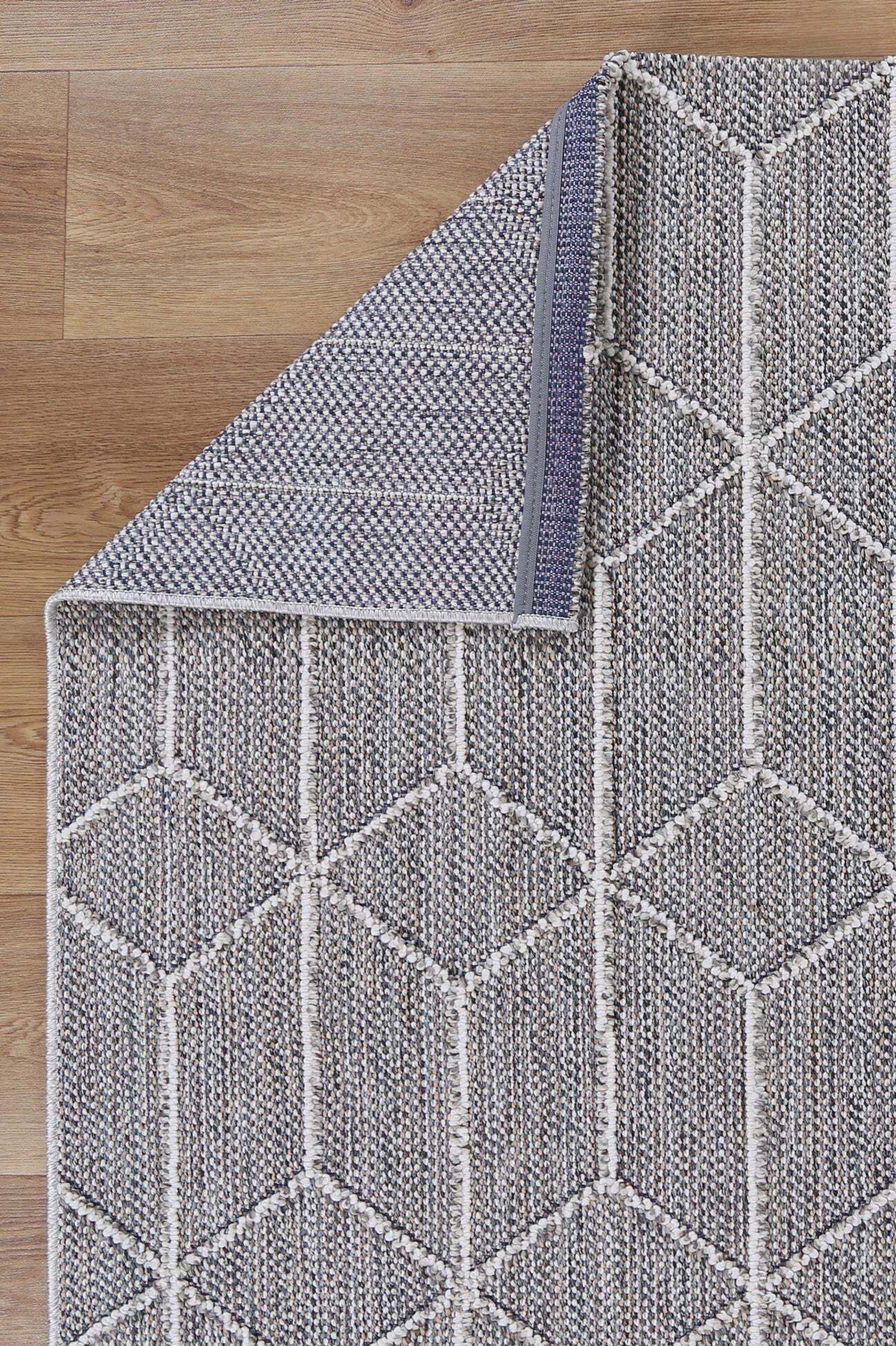 Large View Viva Geometric Flatweave Rug
