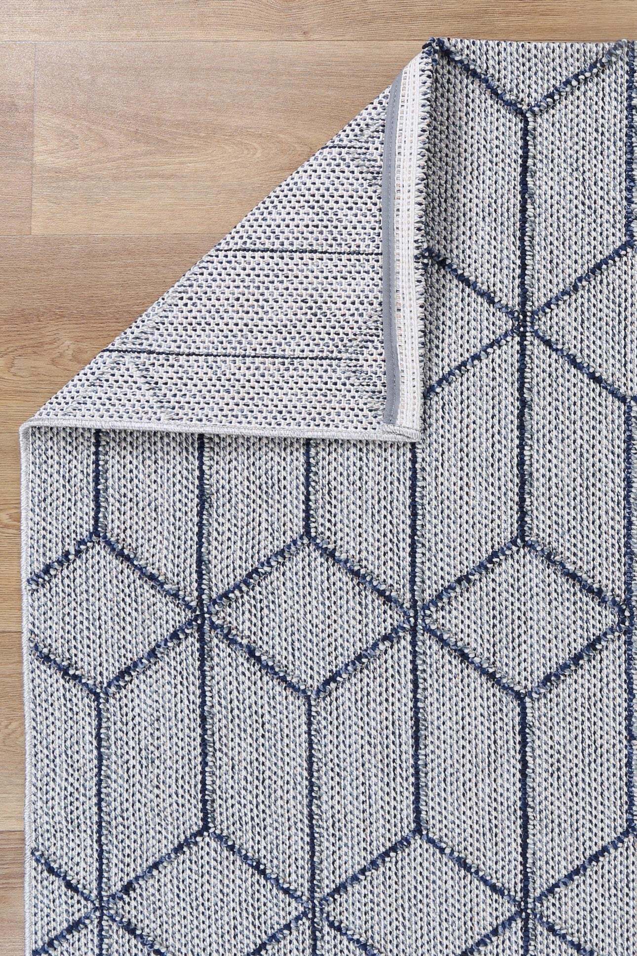 Large View Viva Geometric Flatweave Rug