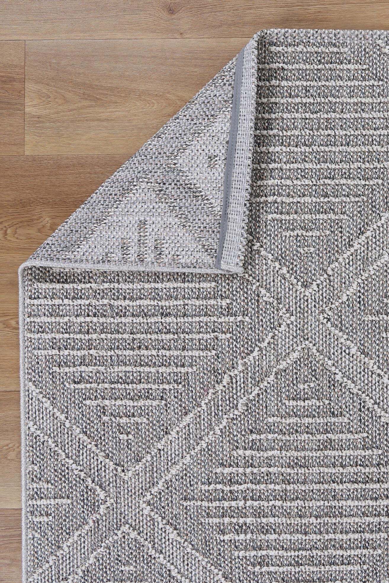 Large View Viva Geometric Flatweave Rug