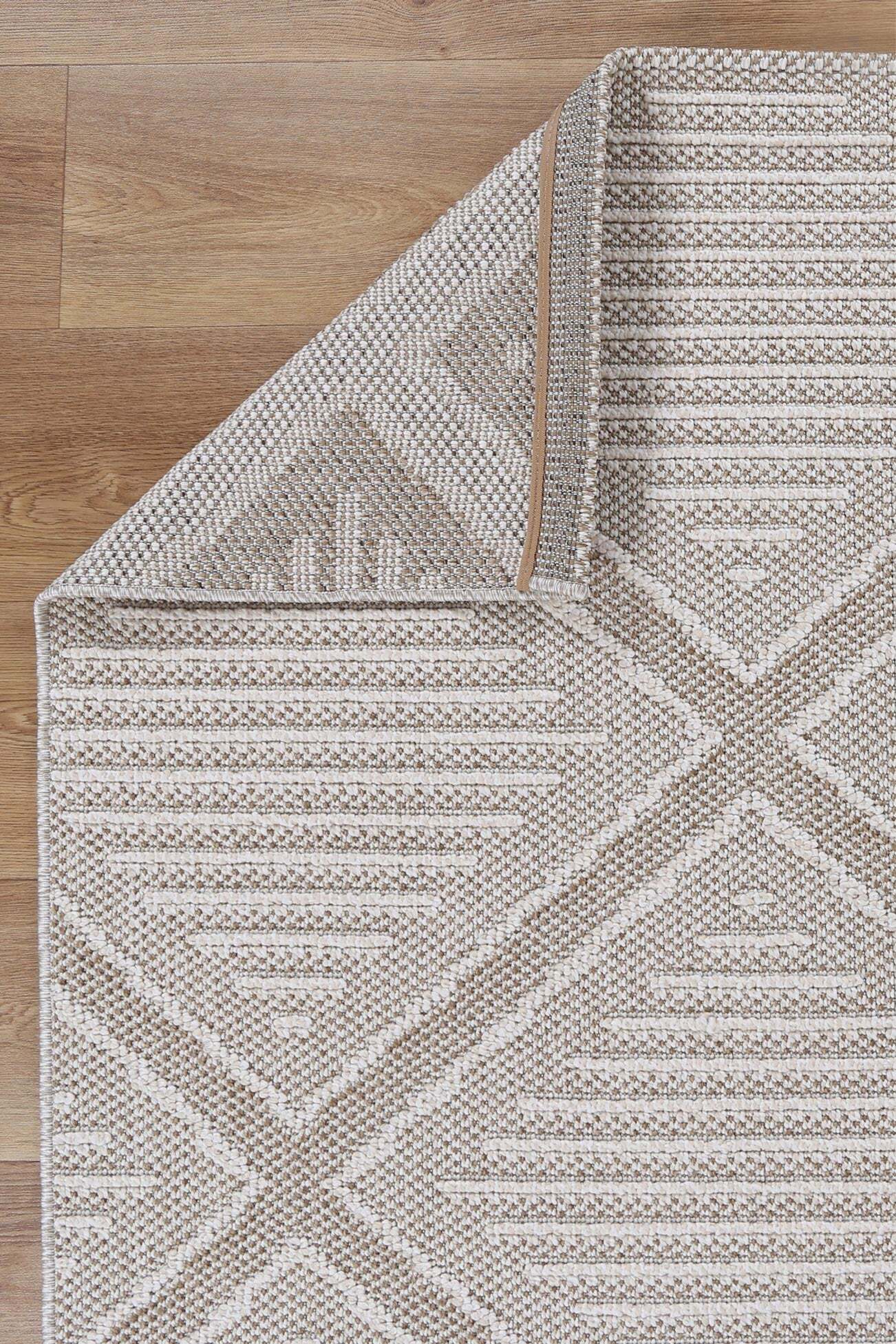Large View Viva Geometric Flatweave Rug